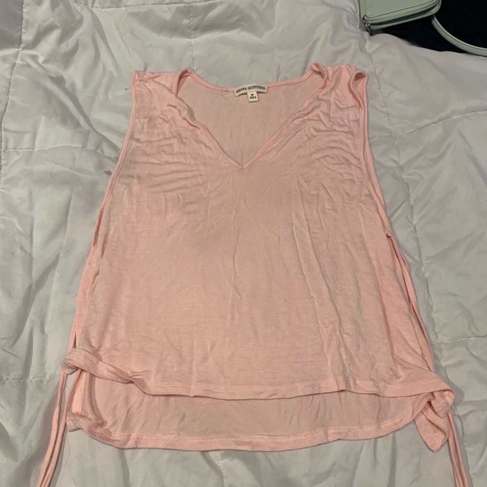 peach tank ( sides tie together )